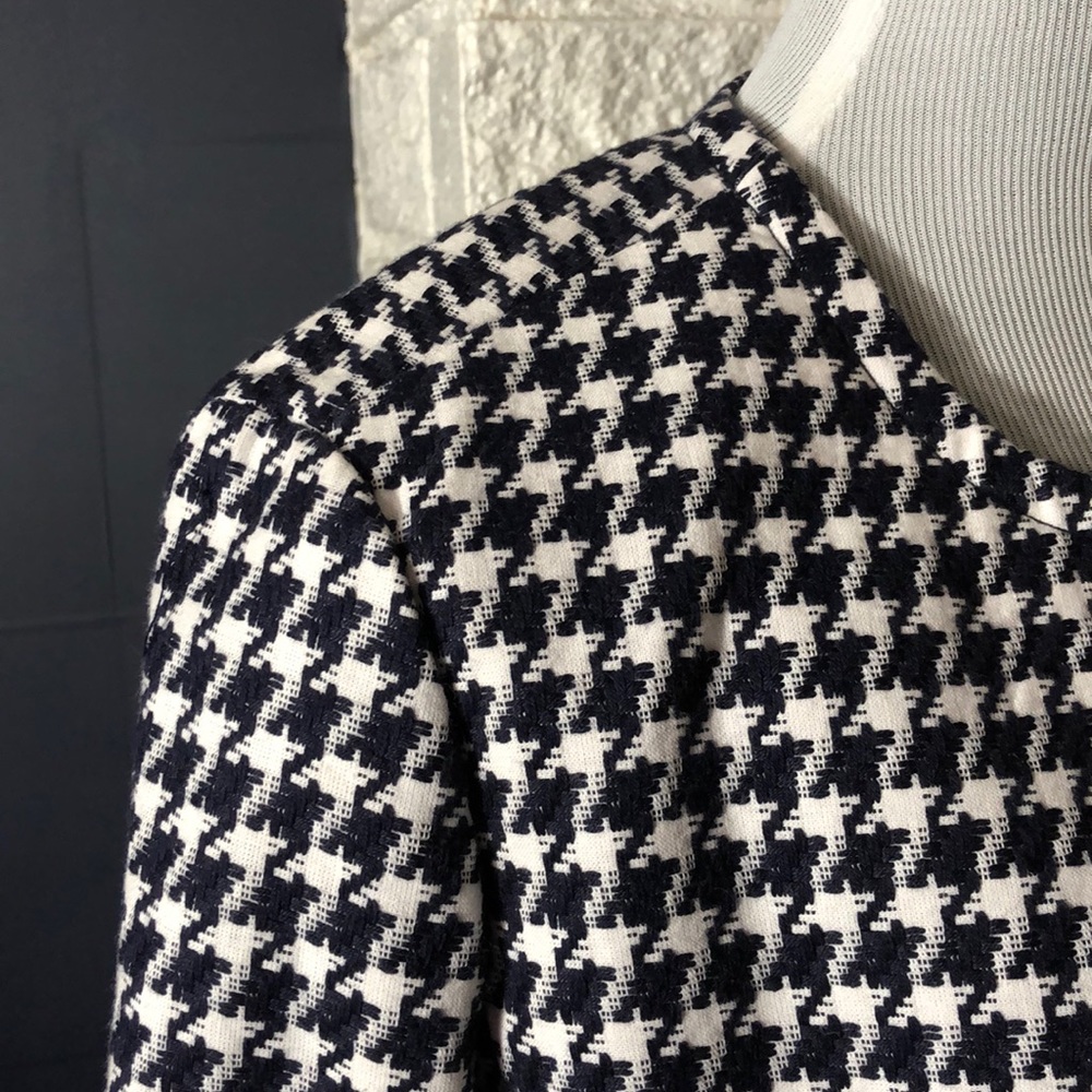 Talbots Houndstooth Blazer With Side Pockets - image 4
